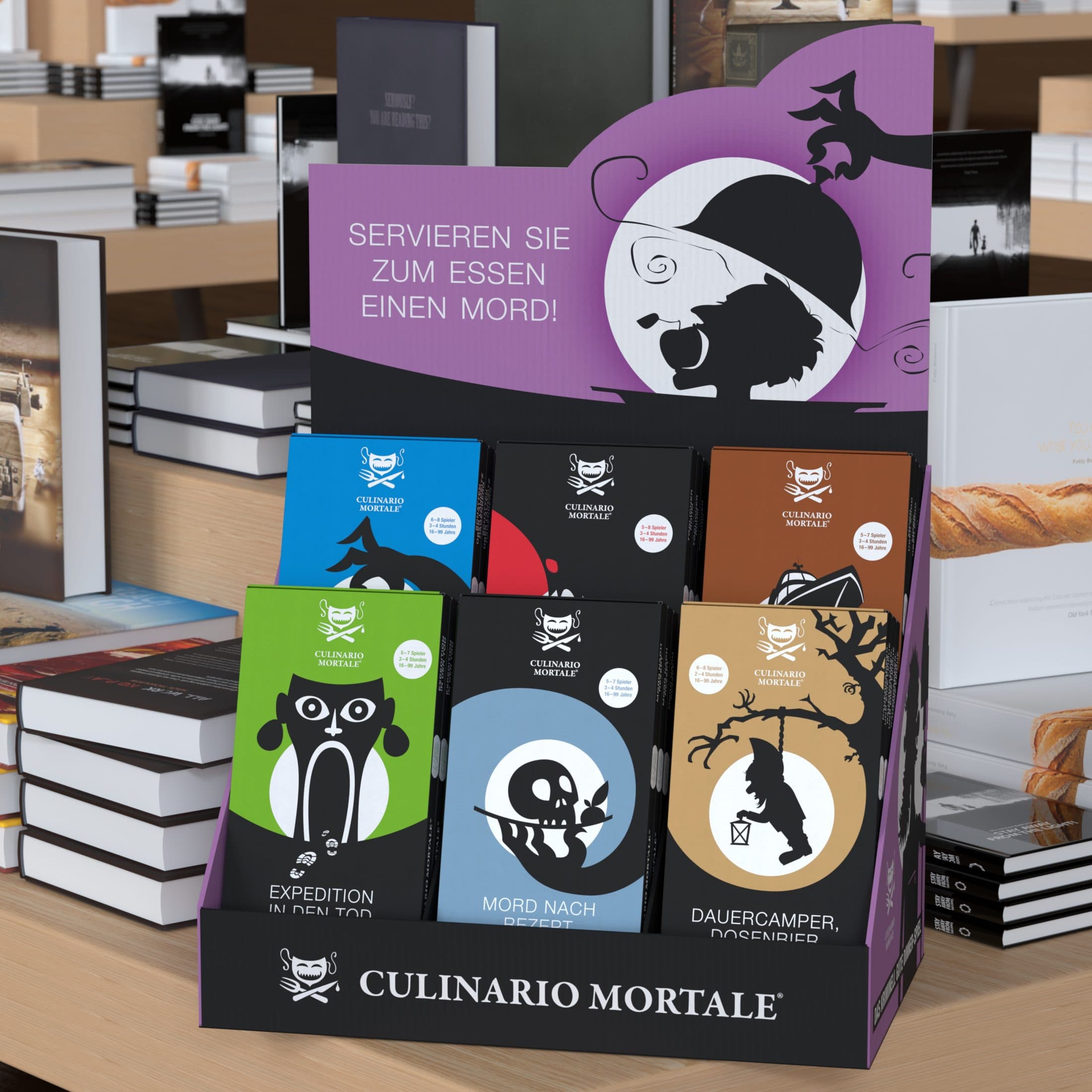 Dîner-enquête en librairie